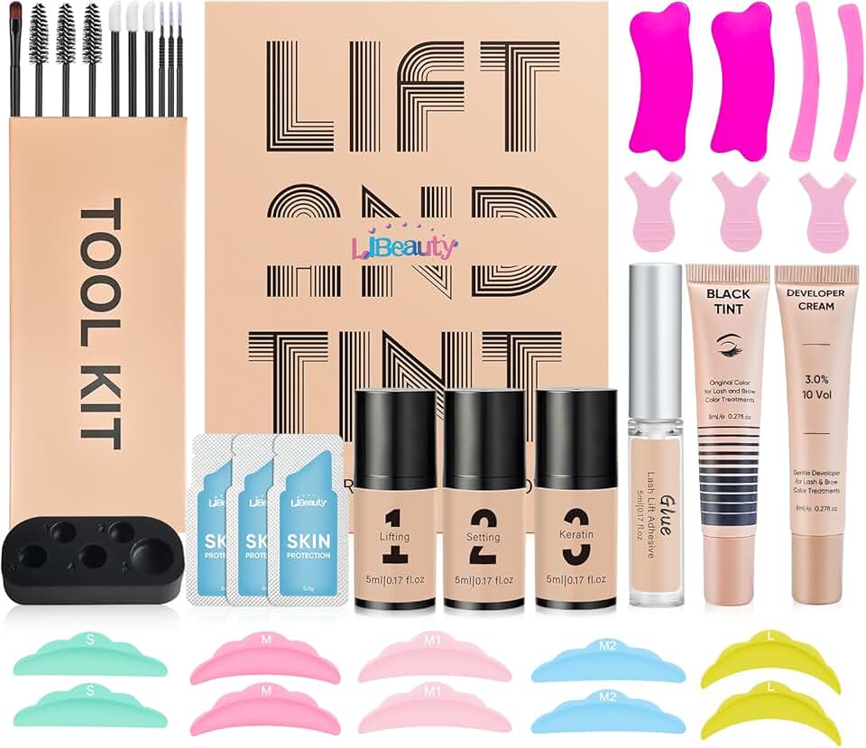 4-in-1 Lash and Brow Lift Kit for Home Use