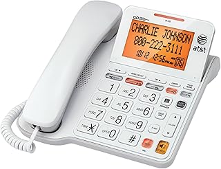 Corded Phone with Answering System and Backlit Display