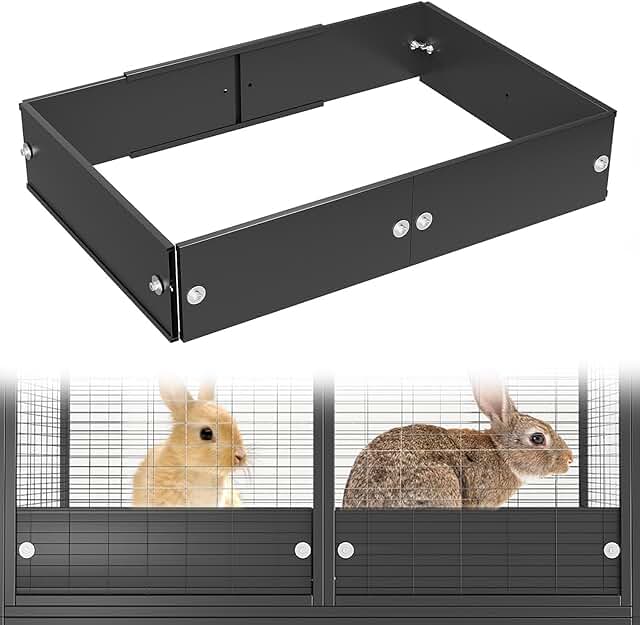Adjustable Urine and Scatter Guards for Small Animal Cages