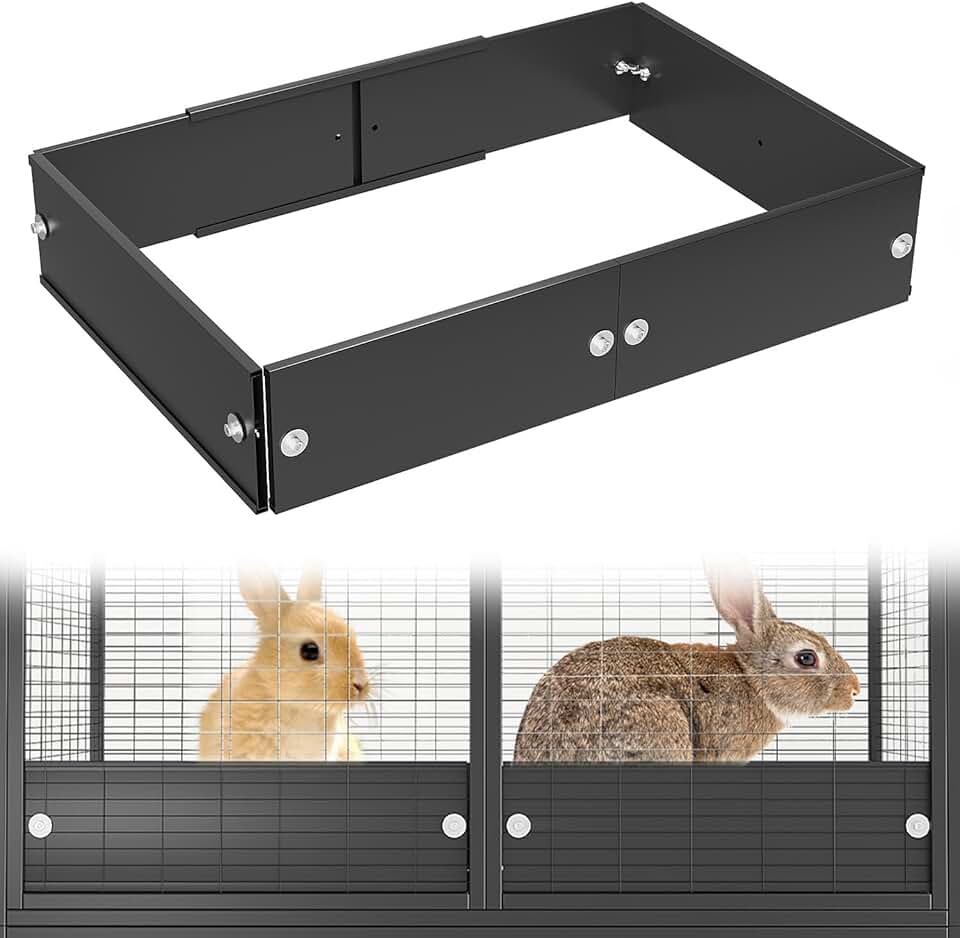 Adjustable Urine and Scatter Guards for Small Animal Cages