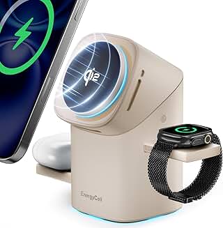 Wireless Charging Station with Fast 15W Power