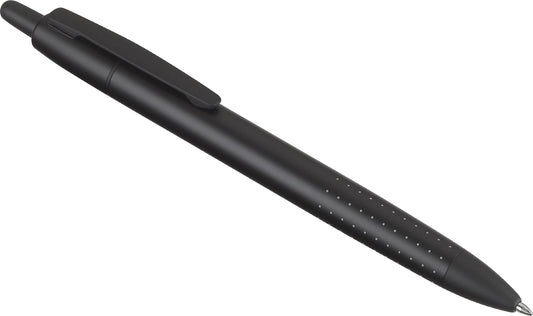 Axiom Collection Retractable Ballpoint Pen, Matte Black, Blue Ink