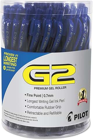 36 Blue Gel Pens with Fine 0.7mm Tip