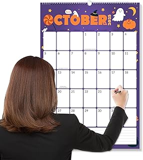 Large 2026 Wall Calendar, 22.75"x15.5" from Oct 2025 to Jun 2027
