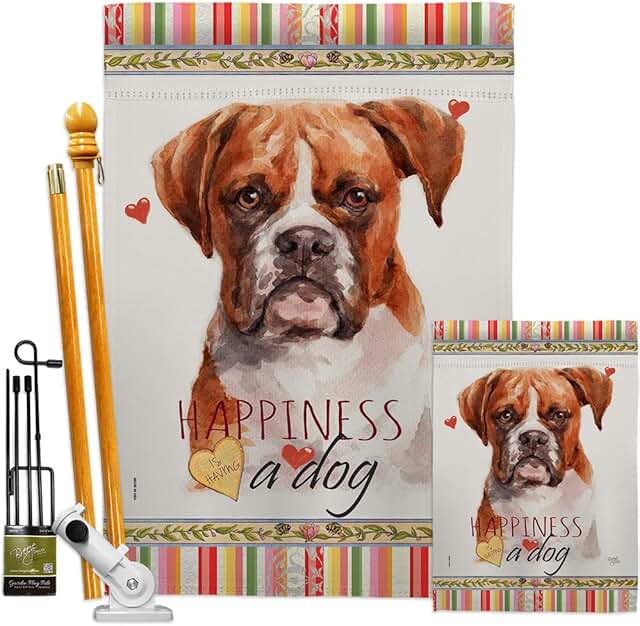 Dog and Pet Garden Flag Kit for Yard Decoration
