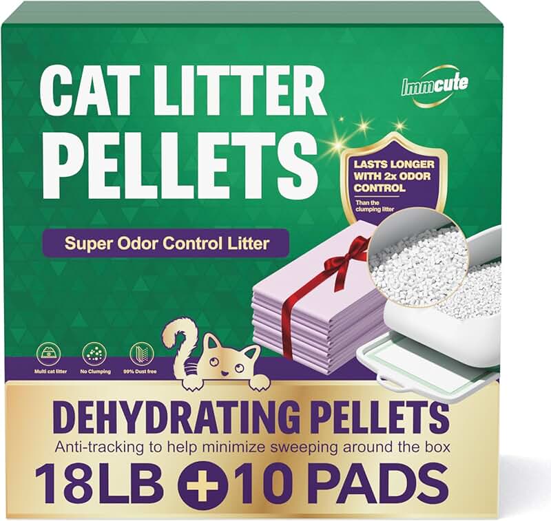 Cat Zeolite Pellets with Odor Control and Pee Pads