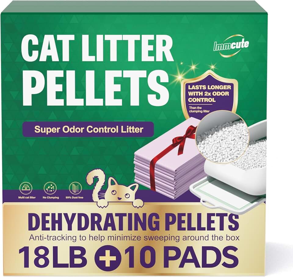 Cat Zeolite Pellets with Odor Control and Pee Pads