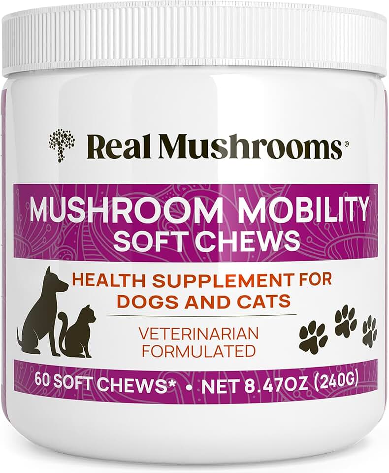 Mobility Chews for Dogs & Cats with Mushrooms