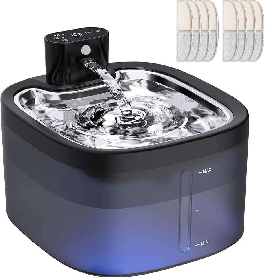 Wireless Cat Water Fountain with Large Capacity