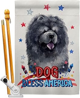 Patriotic Dog and Animal Garden Flag Set