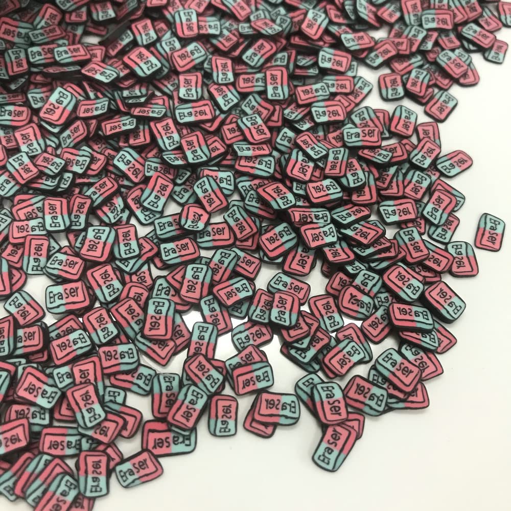 Soft Clay Delights 50g Rubber Slices for Resin Nail Art, Slime, Cake