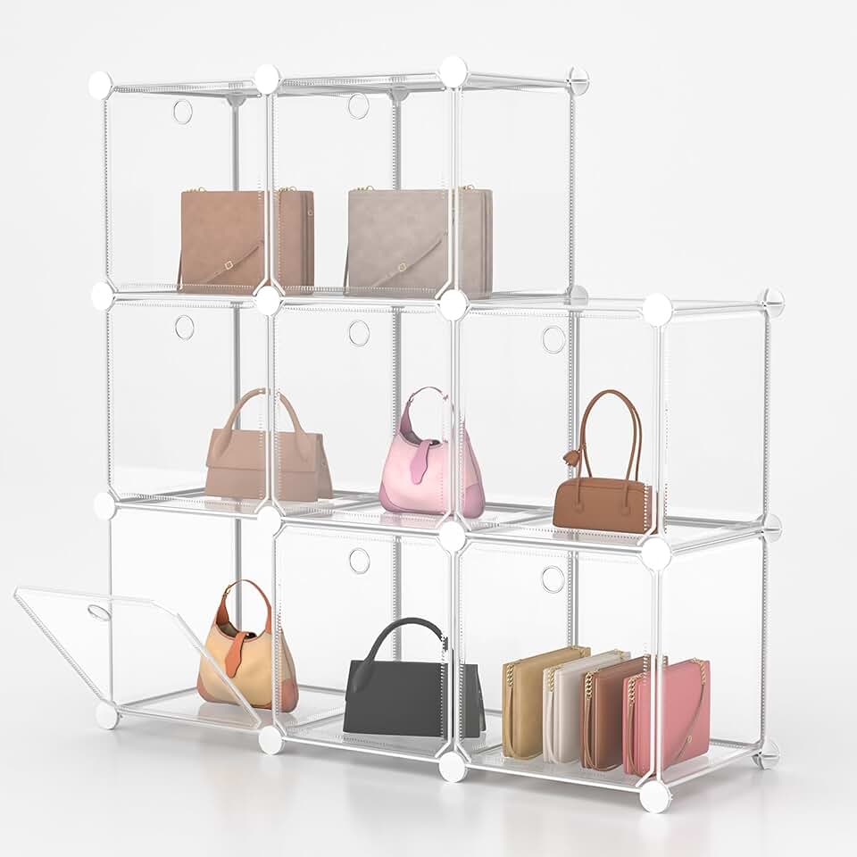 8 Pack Purse and Accessory Storage Boxes