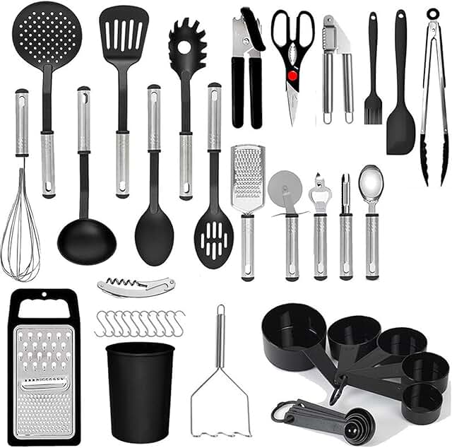42-Piece Heat-Resistant Silicone Cooking Utensil Set