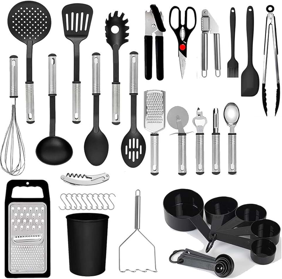 42-Piece Heat-Resistant Silicone Cooking Utensil Set