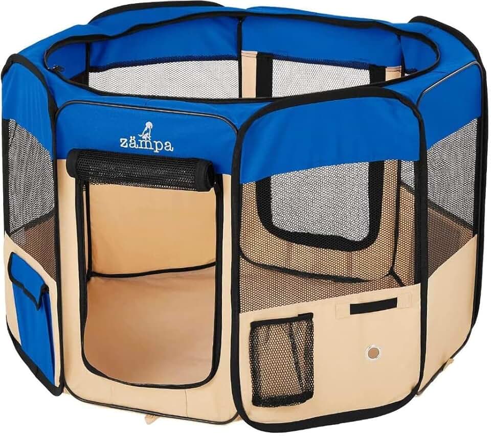 Portable Foldable Playpen for Dogs and Cats