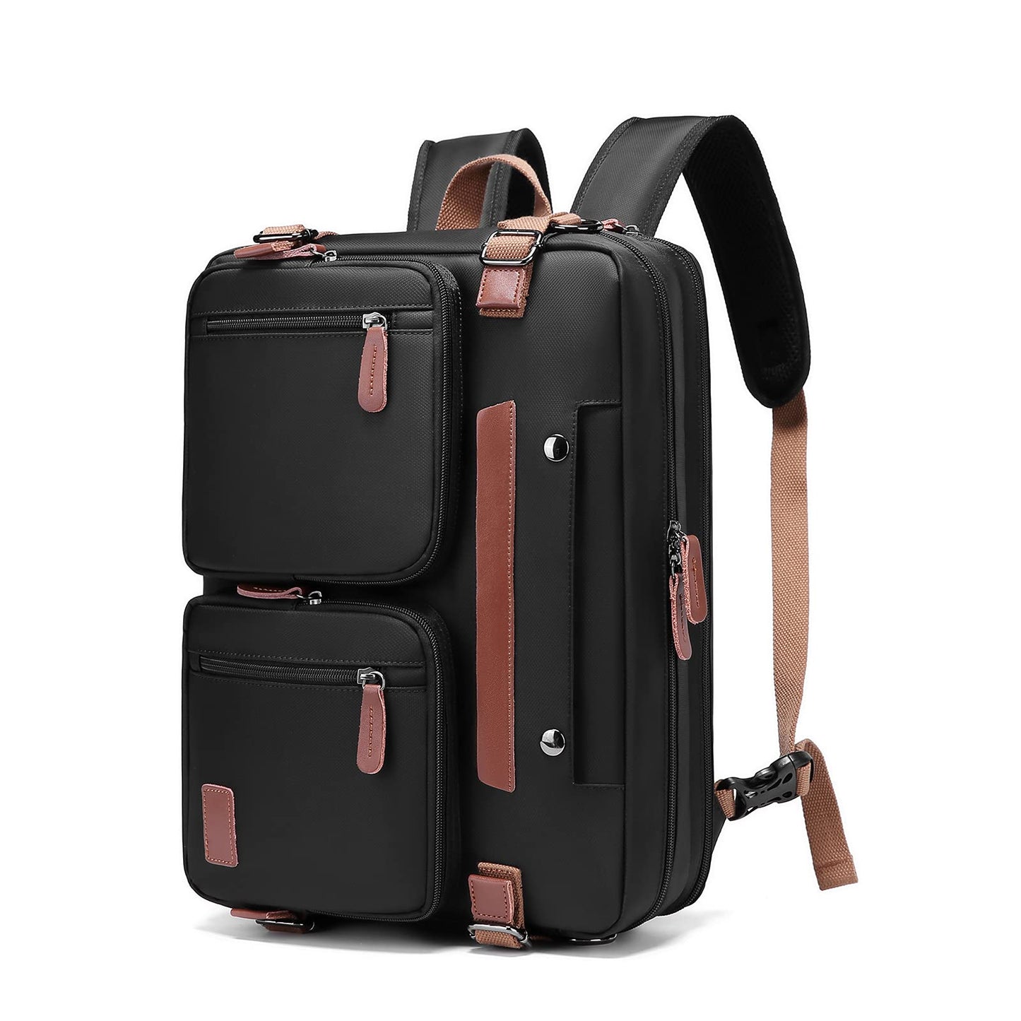3 in 1 Laptop Backpack, 17.3 inch Computer Bags for Men, Laptop Backpack for Men, for Travel College School Men Women, Black