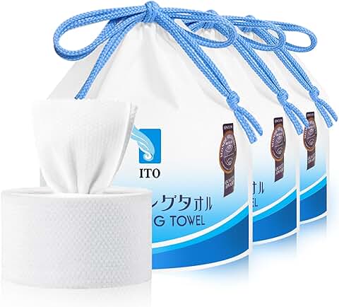 Disposable ultra-soft face towels for quick-drying cleansing