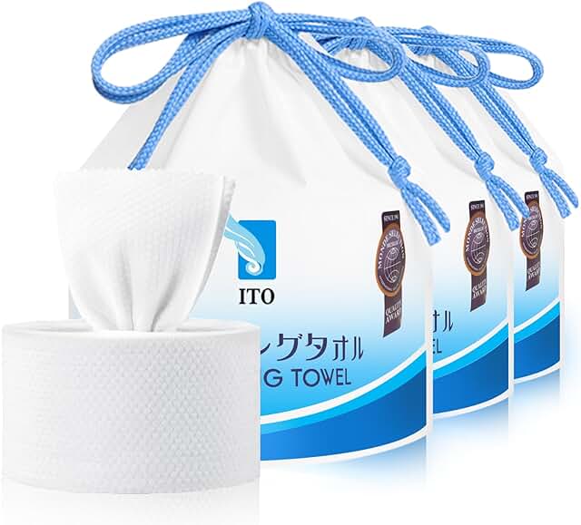 Disposable ultra-soft face towels for quick-drying cleansing