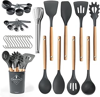 77L 32-Piece Silicone Kitchen Utensil Set