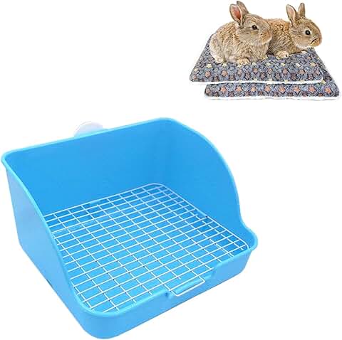 2 Pcs Washable Guinea Pig and Small Animal Bed Mats