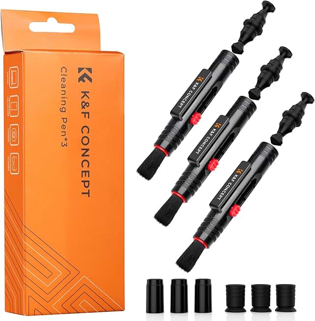 Professional Lens Cleaning Pen Set with Soft Brush