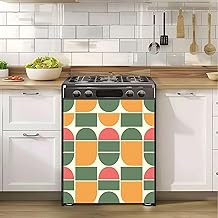 Mid Century Modern Dishwasher Magnet Cover 23x26in