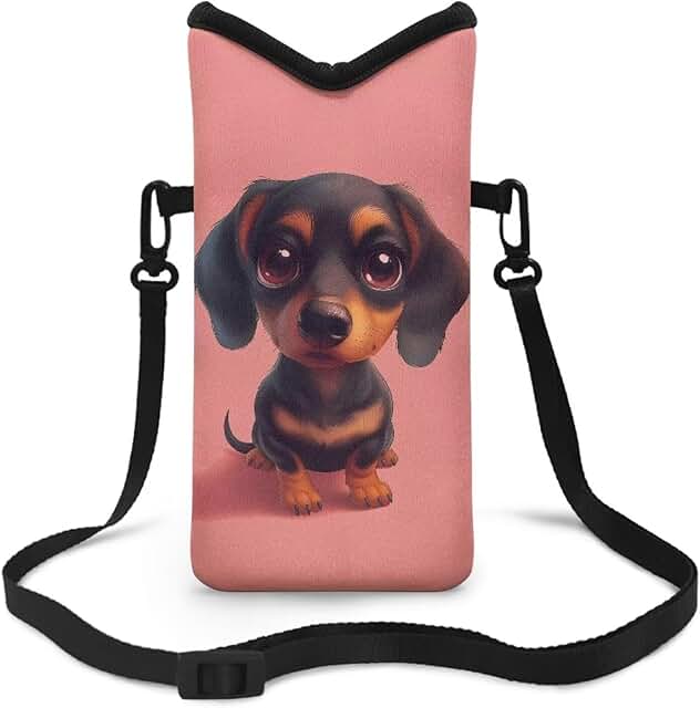 Adjustable Neoprene Phone Bag with Crossbody Strap