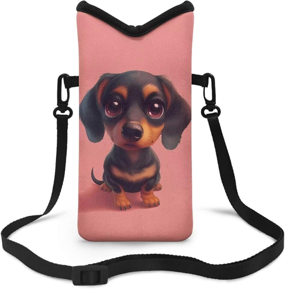 Adjustable Neoprene Phone Bag with Crossbody Strap