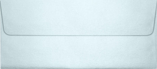 Aquamarine Metallic Business Envelopes, 50 Pack