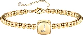 Trendy Beaded Letter Bracelets for Women and Teens