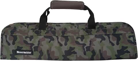 8-Pocket Padded Knife Luggage Bag in Camouflage