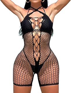 Naughty Fishnet Lingerie Set for Women