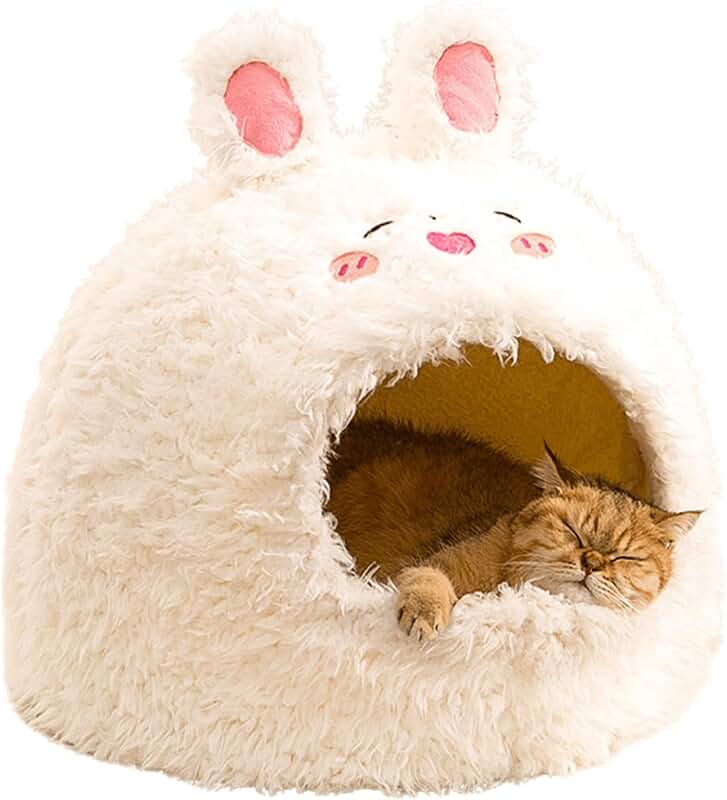 Animal Design Pet Bed for Cats and Small Dogs