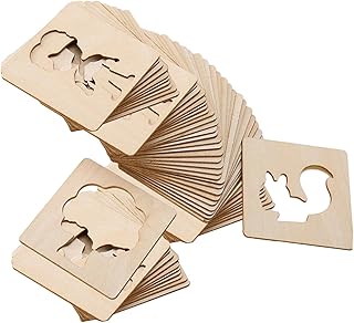 Kids Drawing Stencils for Painting and Crafts, 60 Pieces