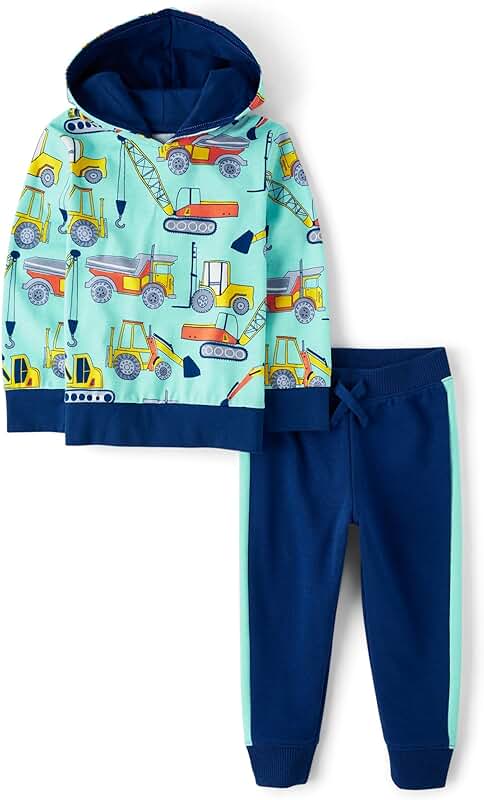 Baby Boys and Toddler Sweatshirt and Pants Set