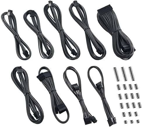 E-Series Classic ModMesh Sleeved Cable Kit for EVGA G, P, T