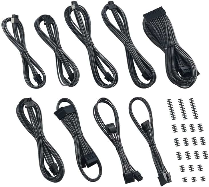 E-Series Classic ModMesh Sleeved Cable Kit for EVGA G, P, T