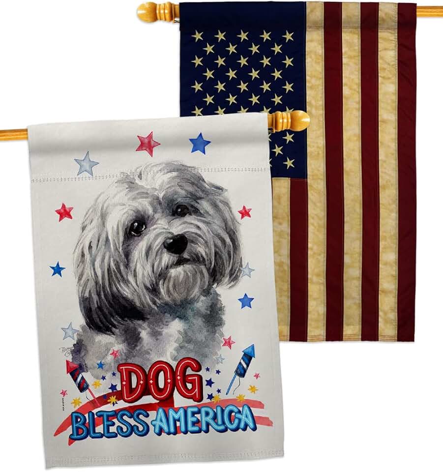Patriotic Dog House Flag Pack for Garden or Yard