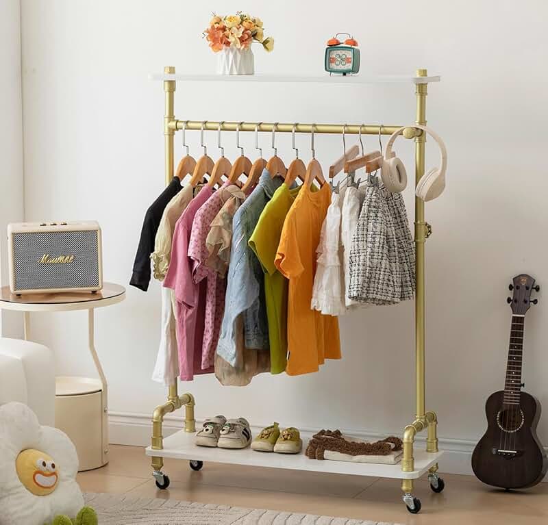 Kids Clothing and Costume Storage Rack