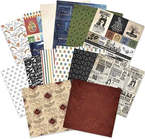 Decorative Double-Sided Paper Pack for Crafts and Scrapbooking