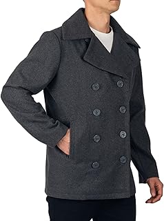 Men's Wool Blend Classic Pea Coat