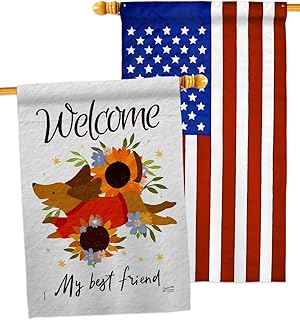 Welcome Dog and Pet House Flag Pack