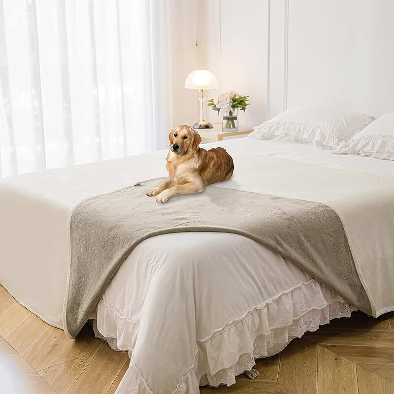 Waterproof Washable Pet Blanket for Couch and Bed