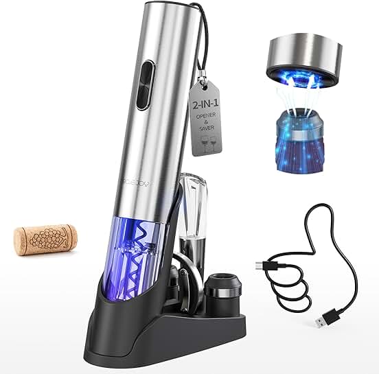7-in-1 Electric Wine Opener Gift Set