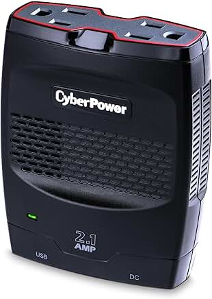 175W Mobile Power Inverter with USB Charger