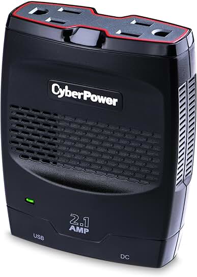 175W Mobile Power Inverter with USB Charger