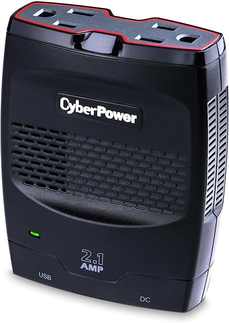 175W Mobile Power Inverter with USB Charger