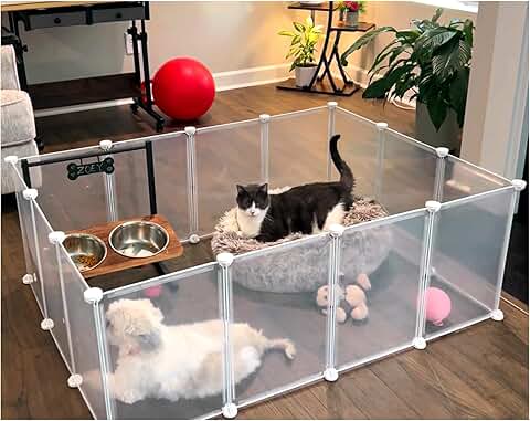 Indoor Puppy Playpen for Small Pets, 17x12 Inches