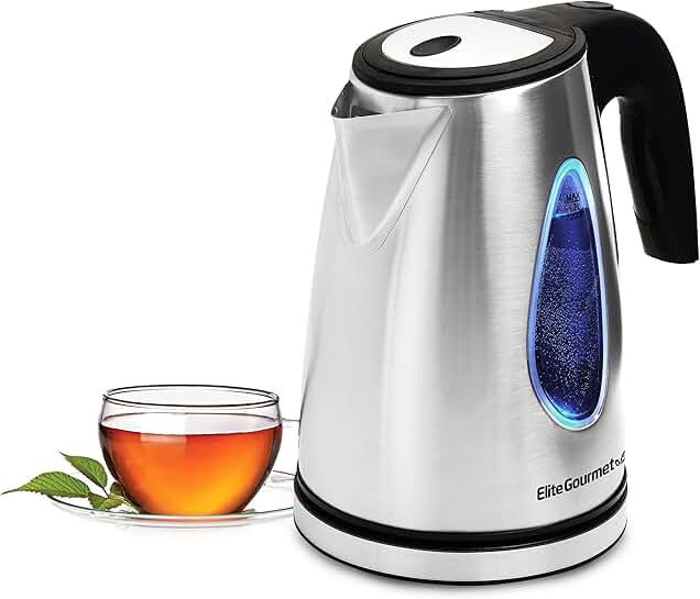 1.7L Electric Kettle with Blue LED and Auto Shut-Off