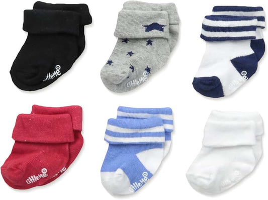Baby Boys' 6 Pack Socks